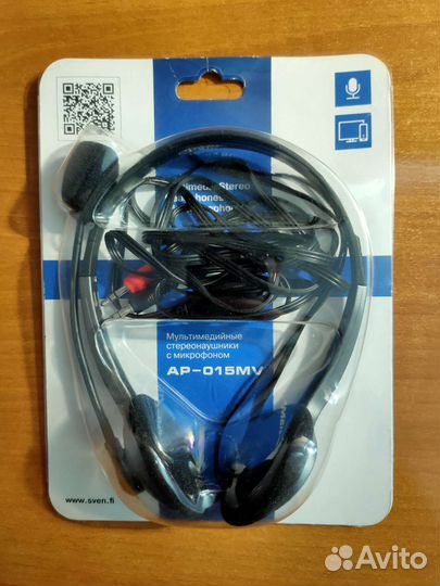 Гарнитура наушники с микрофоном Sven AP-015MV