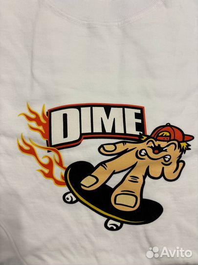 Dime Decker T-Shirt White -M