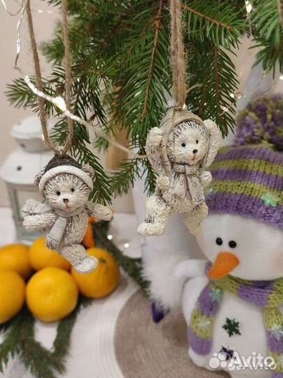 Набор елочных игрушек Лесные друзья