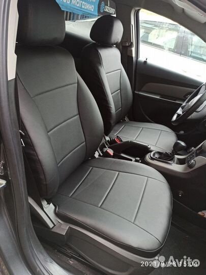 Авточехлы из экокожи для Renault Logan 2