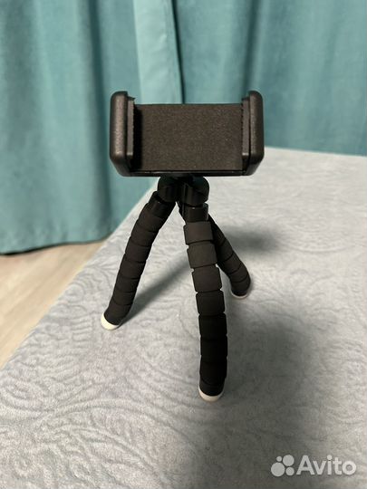 Кольцевая лампа с штативом 26см+миништатив