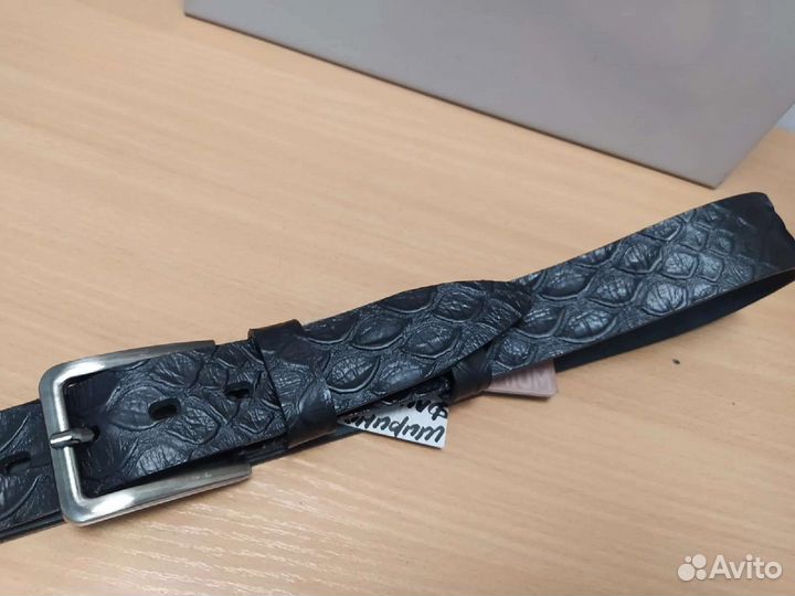 Ремень мужской кожаный. Новый