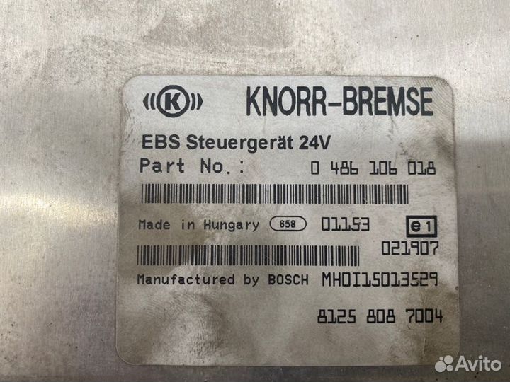 Блок EBS Man Tga 18.430 D2866