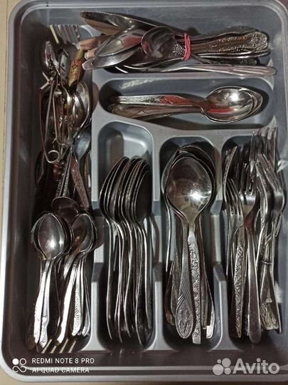 Столовые ложки, чайные, поштучно, нержавейка