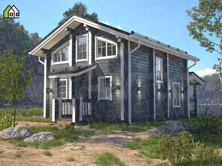 Дом 87,6 м² на участке 6 сот.