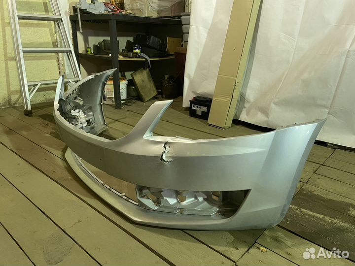 Бампер передний skoda octavia а7