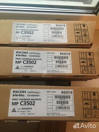 Тонер-картридж пурпурный ricoh 842018