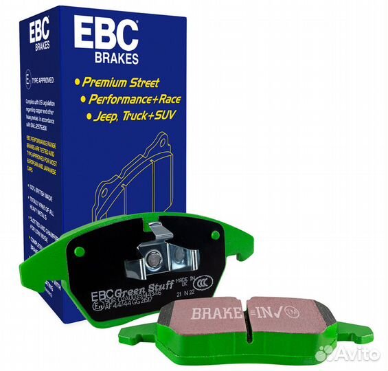 Колодки перед EBC DP62253 R/R Velar Jaguar F-pace