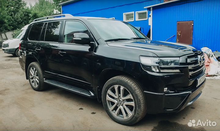 Комплект пределки в 2016+ TLC200 с черными фарами