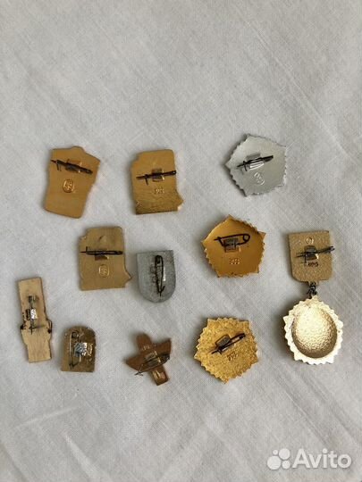 Значки СССР Спорт Атлетика Винтаж