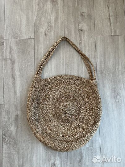 Сумка плетеная соломенная, Mango