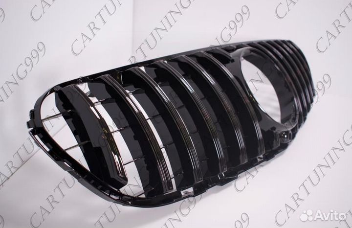 Решетка Mercedes GLC GT дизайн черная