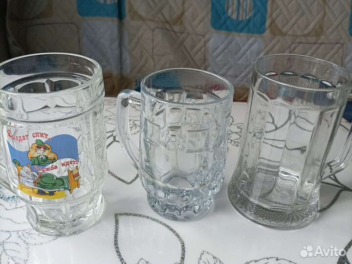 Пивная кружка СССР стекло