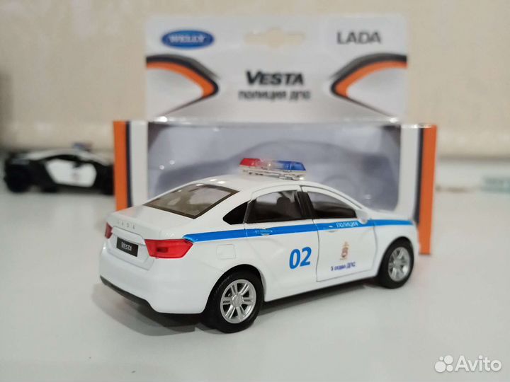 Welly LADA Vesta полиция дпс