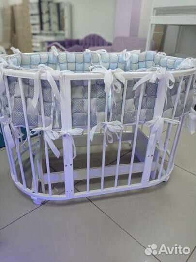 Кровать для новорожденных с матрасами