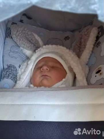 Конверт кокон на выписку