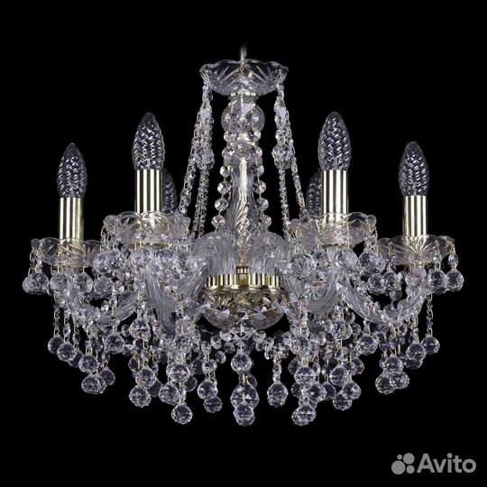 Люстра подвесная Богемия в спальню классика