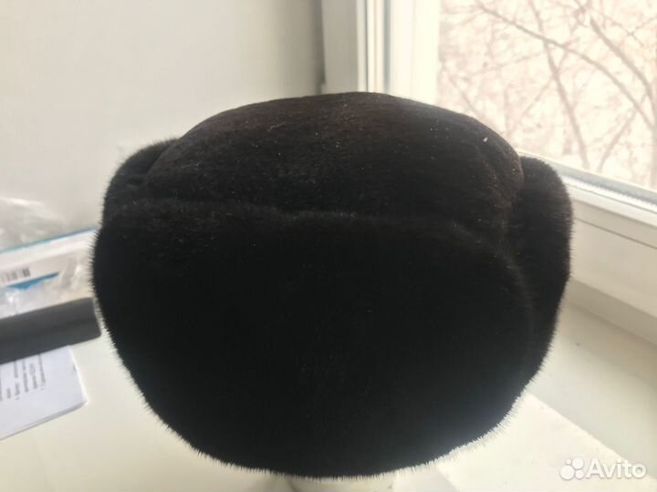 Норковая шапка мужская