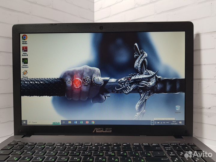 Игровой ноутбук Asus 2видеокарты/8Gb/SSD гарантия