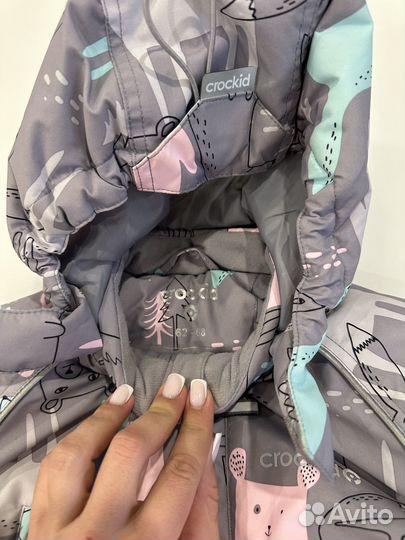 Комбинезон демисезонный 62 68 crockid