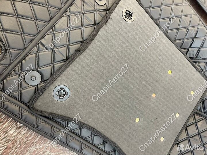 Коврики в салон 3D эко кожа с EVA Prado 150 RHD