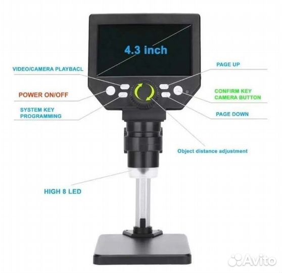 Цифровой микроскоп g1000 для пайки и не только