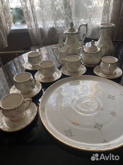 Чайный сервиз Гжель «Свадебный»