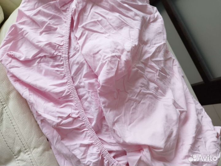 Простынь натяжная IKEA в детскую кроватку