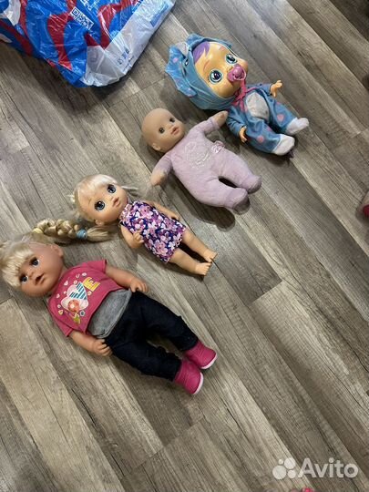 Кукла baby born, baby alive, cry babies