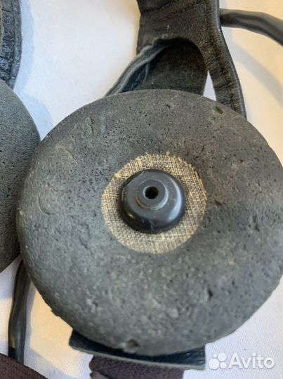 Наушники ретро,кожанные