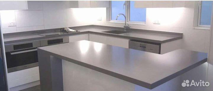 Столешница из кварцевого камня на кухню,ванну,мойк