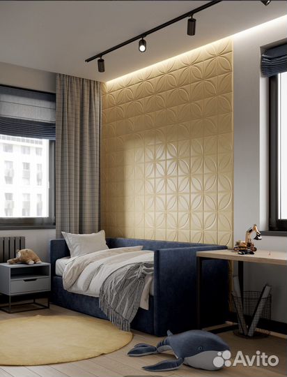 Мягкие стеновые панели с шумоизоляцией