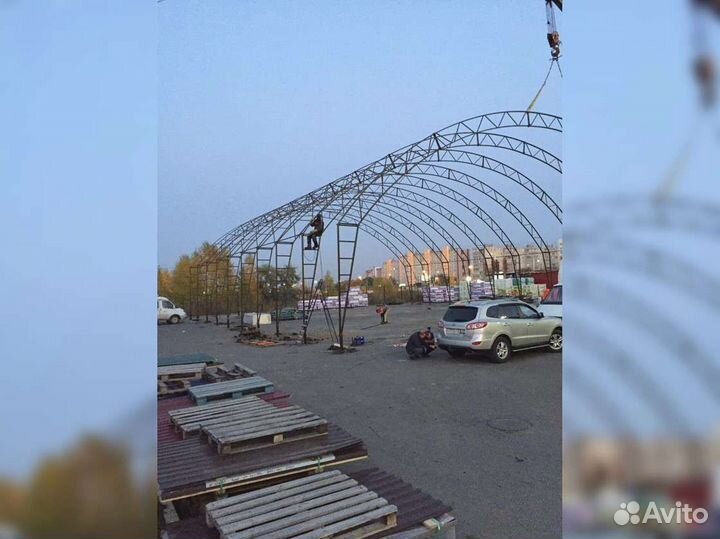 Ангар 30х50м. Тип В