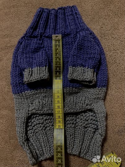 Вязаная одежда ручной работы для собак