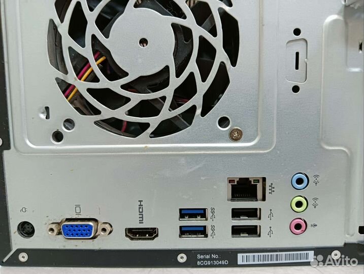 Компьютер HP 2 ядра 4gb SSD 120gb для работы