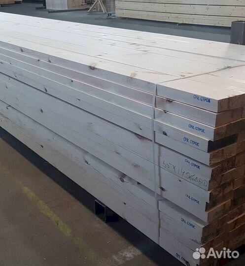 Доска сухая строганная