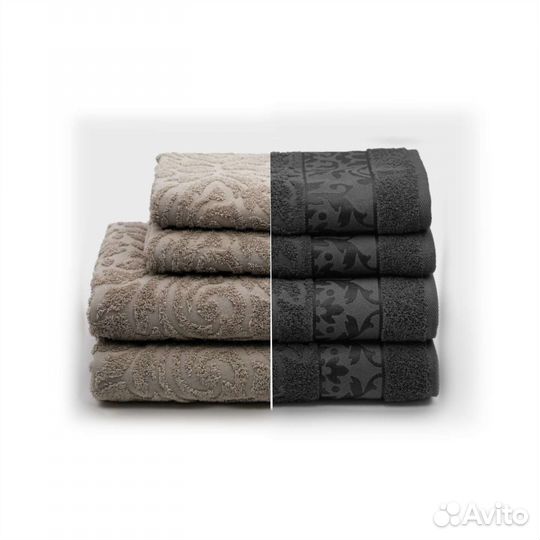 Комплект махровых полотенец 4шт