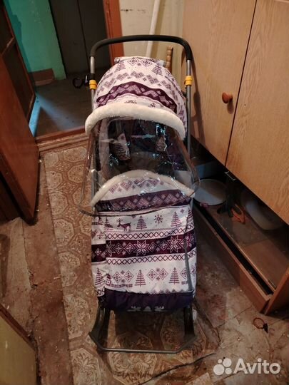 Коляска санки