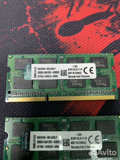 Sodimm ddr3l 8gb Гарантия