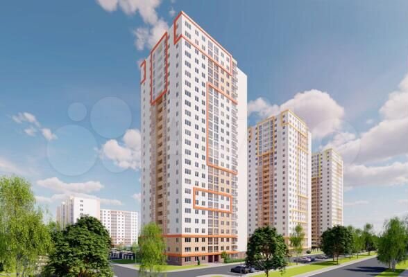 Квартира-студия, 35,6 м², 24/25 эт.