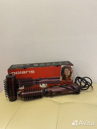 Фен-щетка Polaris PHS 1020RK, бордовый