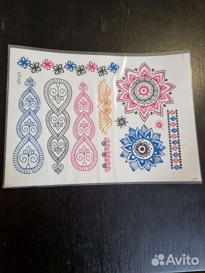 Флэш-тату, временные тату