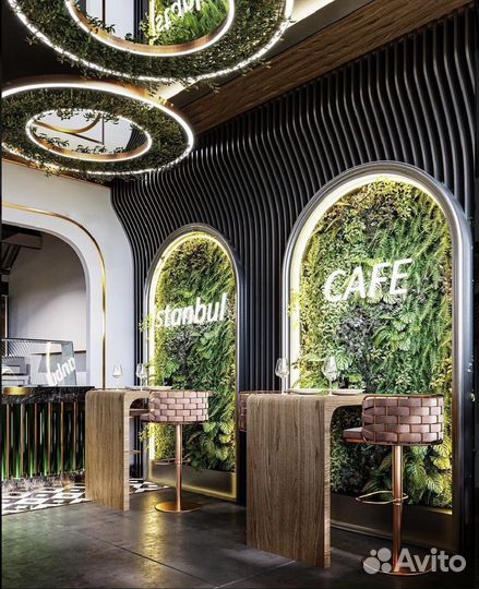 Дизайнер интерьера кафе/ресторана, дизайн-проект