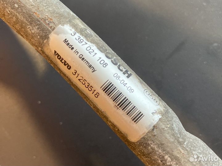 Трапеция дворников volvo c30/s40/v50