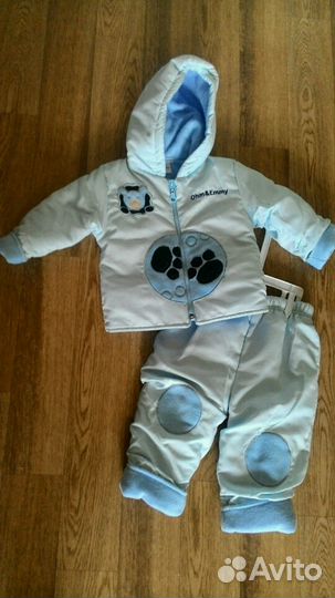 Костюмчик для мальчика на тонком синтепоне