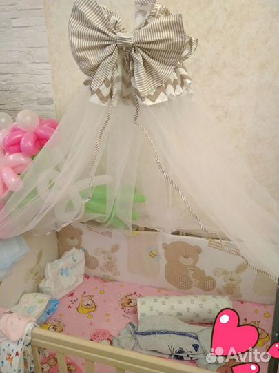 Продам балдахин на детскую кроватку