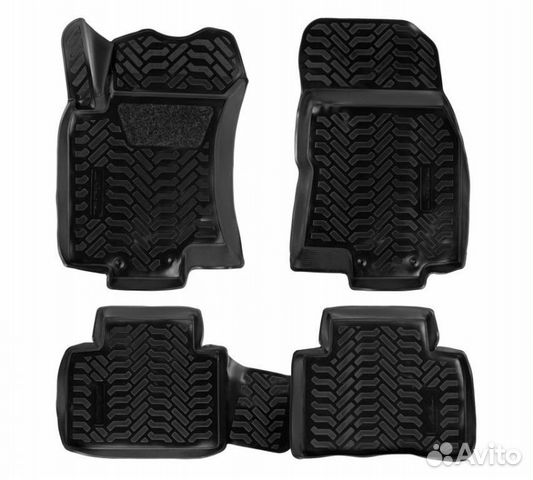 Ковры для nissan x-trail (t32) (14), 4 шт., выс. б