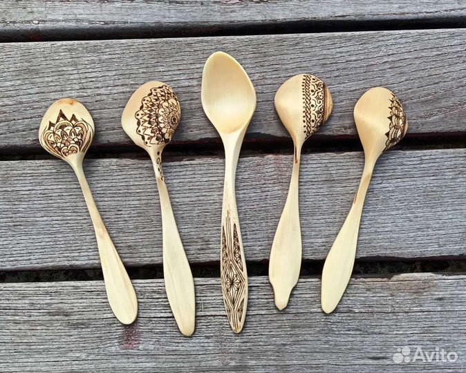 Деревянные ложки ручной работы