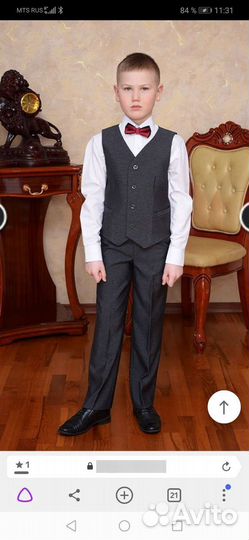 Брюки р. 32,Жилет р. 30, рубашка ф. императрица