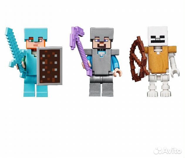 Конструктор Горная пещера Micro World Майнкрафт 28